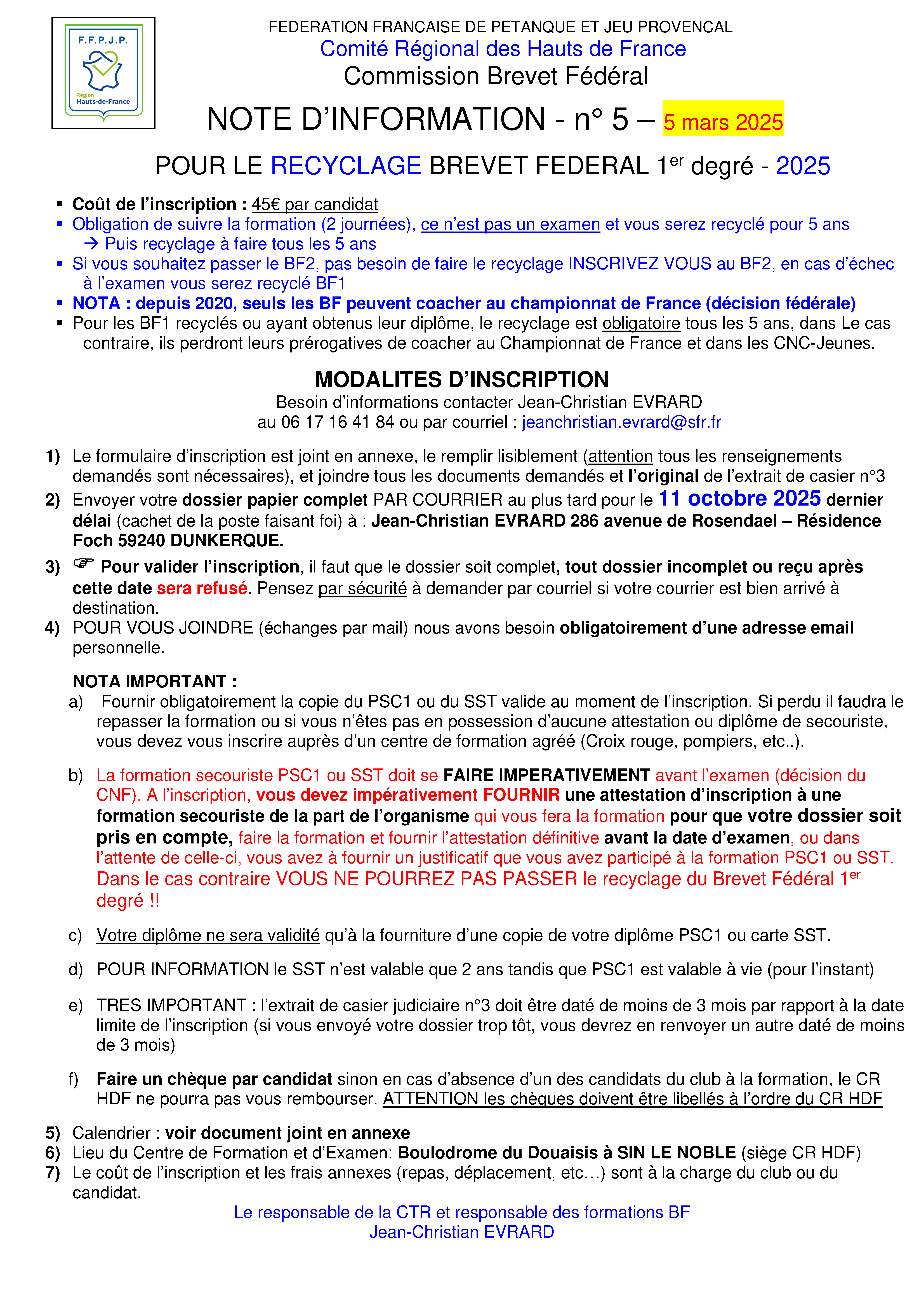 2023 (fin)   Note Info n°3 Recyclage BF1