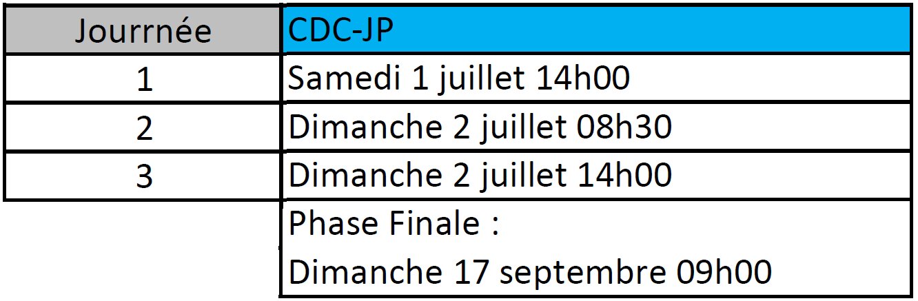 Calendrier CDC JP