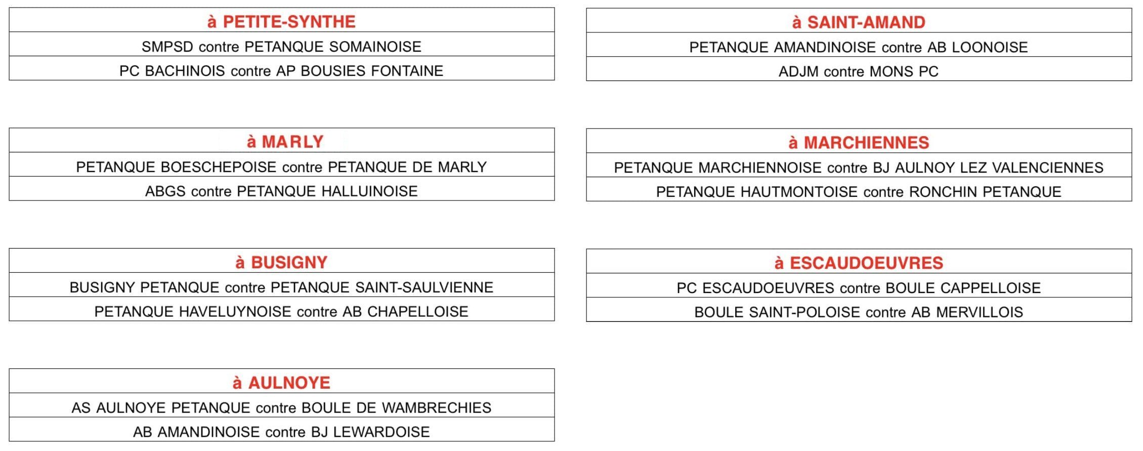 Tirage 2e Tour de la Cpe de France 2023 2024
